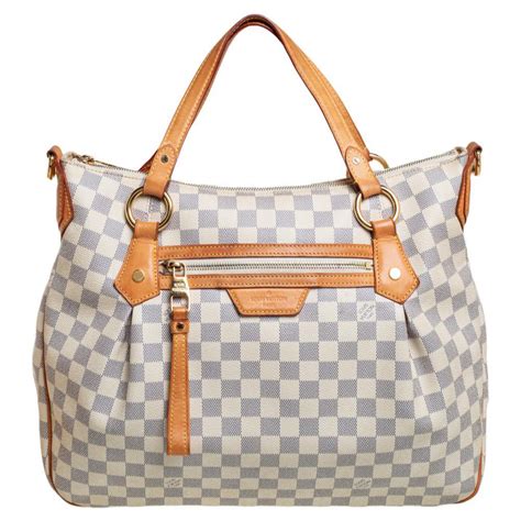 damier azur canvas